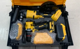 Набор 2в1  УШМ, Шуруповерт DeWalt реп.