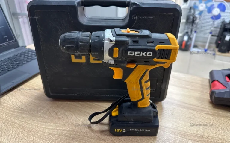 Аккумуляторная дрель-шуруповерт Deko DKCD16FU-Li