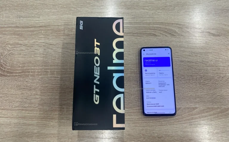 Realme GT Neo 3T 6/128 ГБ