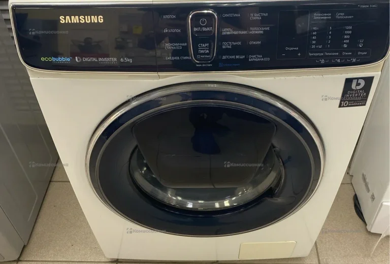 Стиральная машина Samsung 6.5Kg WW65K52E69W
