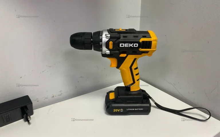 Аккумуляторная дрель-шуруповерт DEKO Banger 20v