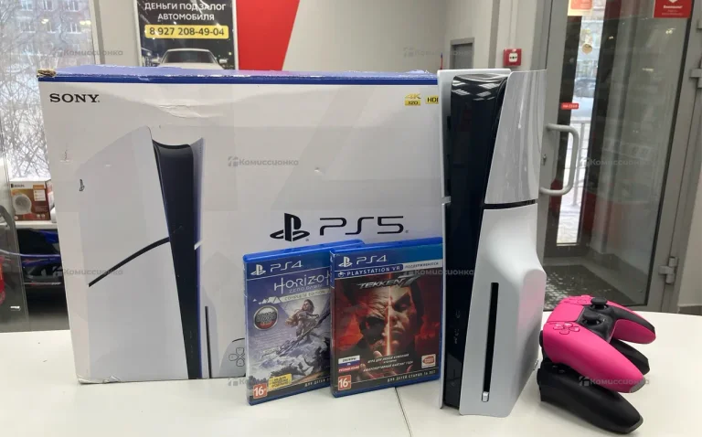 Приставка PS5 Slim с дисководом 1TB
