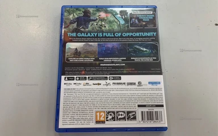 PS5 диск Star Wars Outlaws