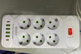 Купить сетевой фильтр Power-Socket 6 розеток б/у , в Санкт-Петербург Цена:590рублей