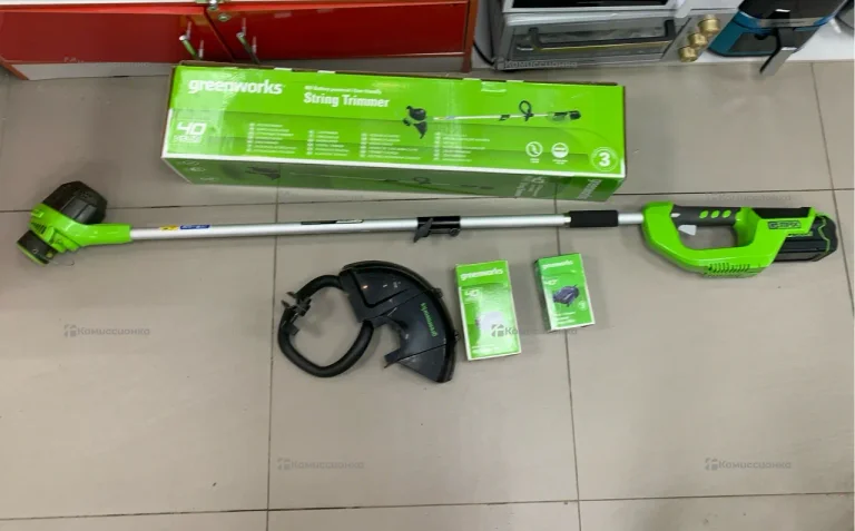 триммер аккумуляторный Greenworks G40lt