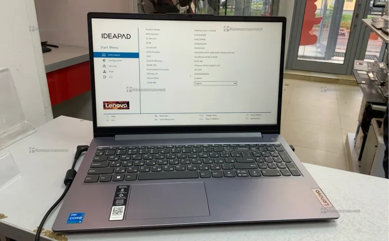 Ноутбук  lenovo ideapaf slim i3-n305