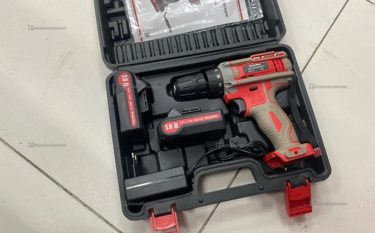 Дрель аккумуляторная MasterMan ДША-18