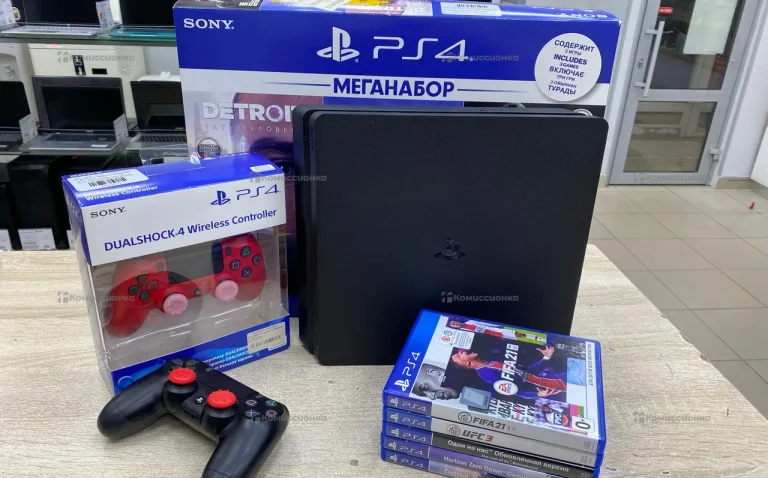 Приставка Sony PS 4 Slim 1TB прошивка 8.0