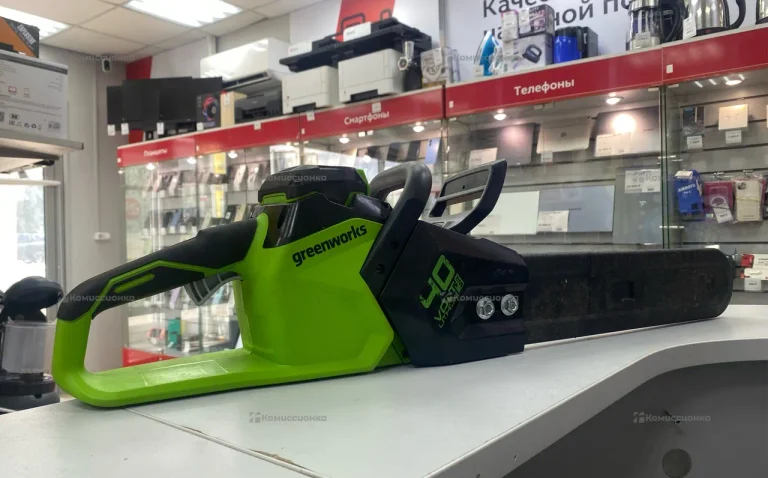 Аккумуляторная пила greenworks GD40CS18