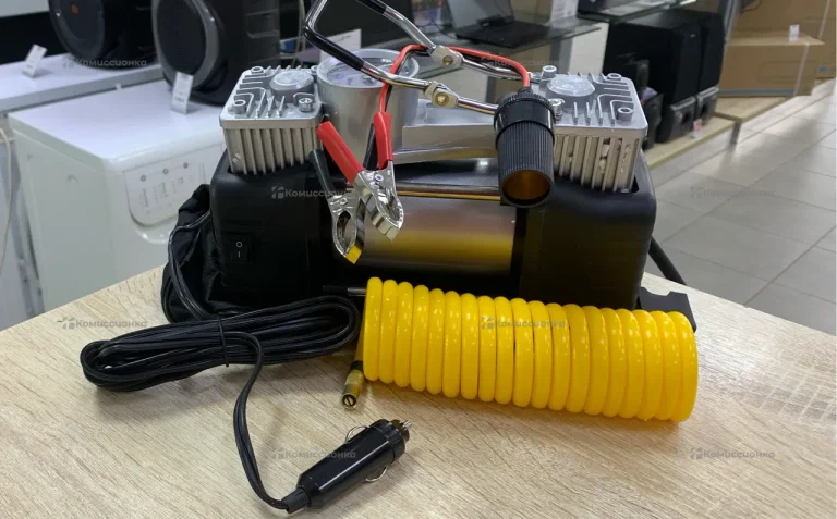 Автомобильный компрессор 2 цилиндра