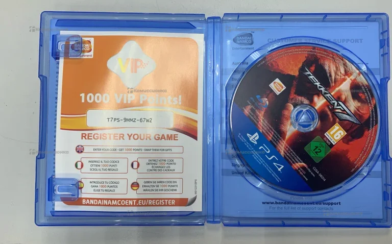 PS4. Диск TEKKEN 7