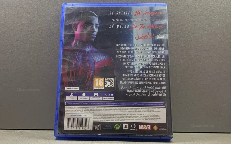 PS4 диск. Spider-Man Miles Morales