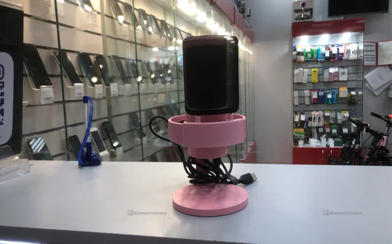 Микрофон fifne a8 розовый