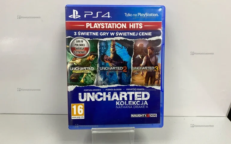 PS4 диск. Uncharted трилогия