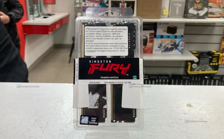 Оперативна память Kingston Fury DDR4 32gg (2*16gb