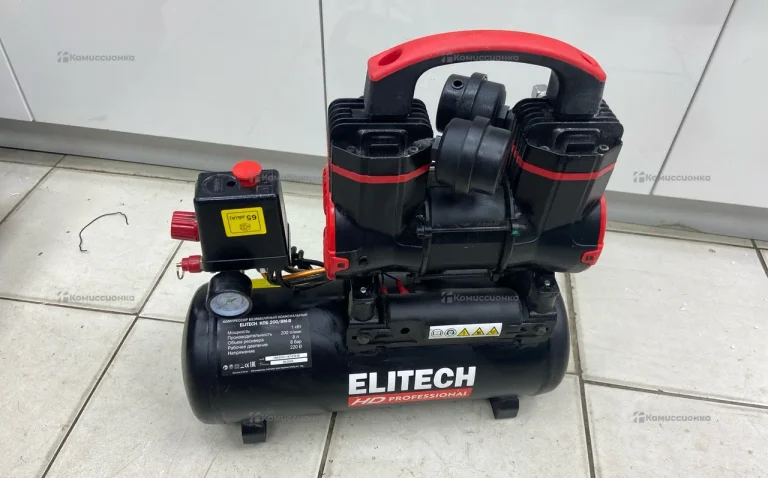 Компрессор без масляный Elitech КПБ/200 8М-В