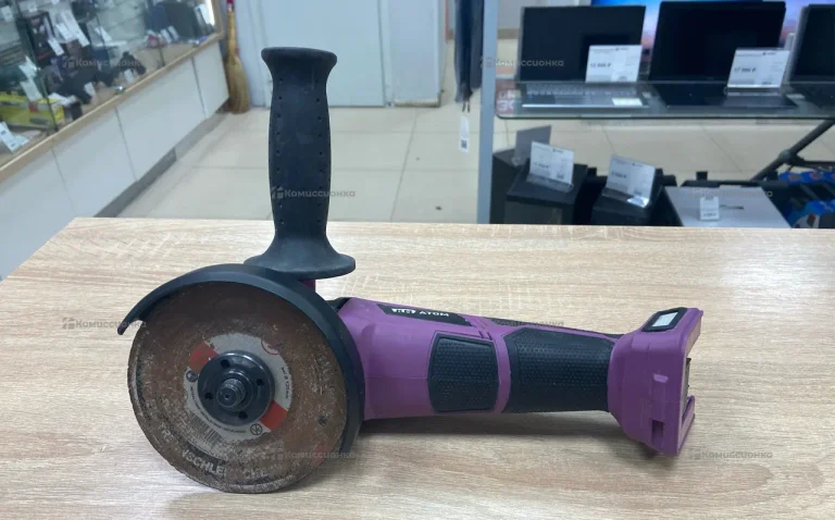 Акуумуляторная УШМ КМ АТОМ CAG-181/125BL